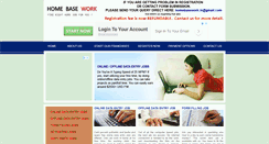 Desktop Screenshot of homebasework.in